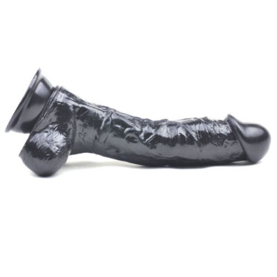9.6 Inches Black Color Realistic Dildo