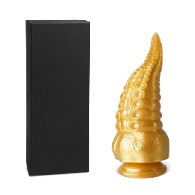 8.27” Golden Color Waterproof Dildo