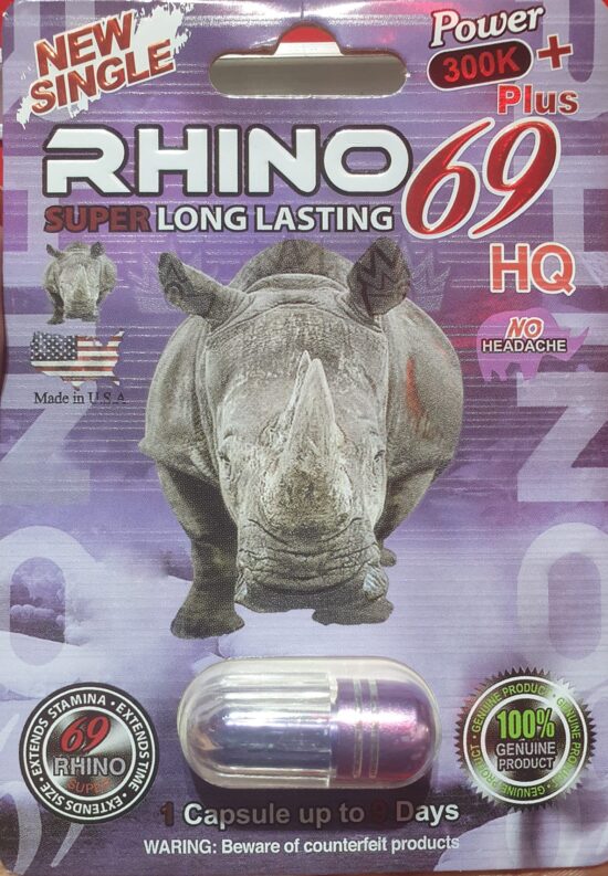 RHINO 69 SUPER LONG LASTING POWER 300K
