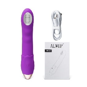 Purple 10-Speed Rechargeable Shower-Compatible Vibrating Wand