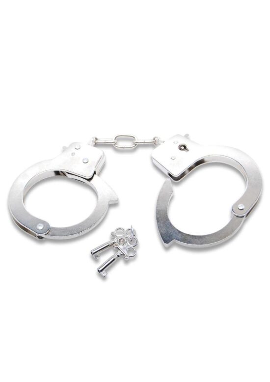 Fetish Fantasy Official Quick Release Handcuffs Silver - Image 2