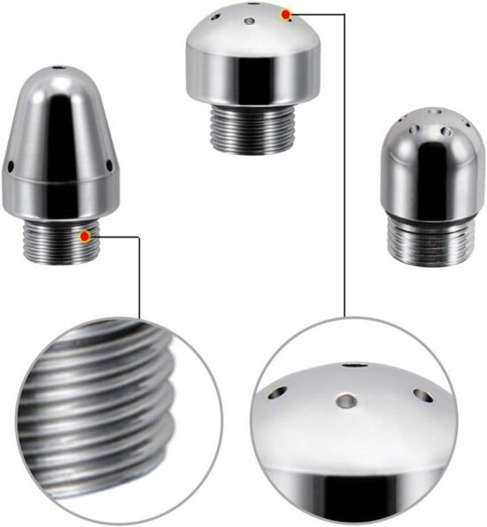 Metal Shower Cleaning System with 3 Heads - Image 9