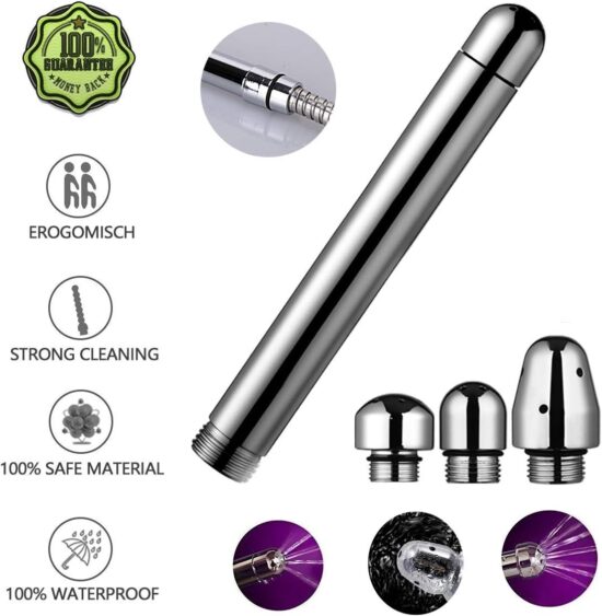 Metal Shower Cleaning System with 3 Heads - Image 4