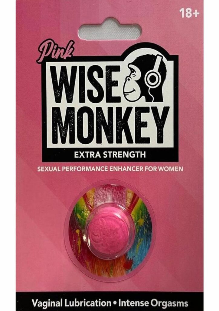 Wise Monkey For Her Sexual Enhancement 1ct - Pink - Always Attract