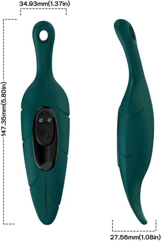 G-spot Vibrator, 9 Vibration Modes Dildo Nipples, Clitoral and Anal Stimulator, Waterproof Rechargeable, Adult Sex Toys for Women or Couple Excitement (Green) - Image 5