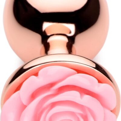 BOOTY SPARKS PINK ROSE LARGE ANAL PLUG