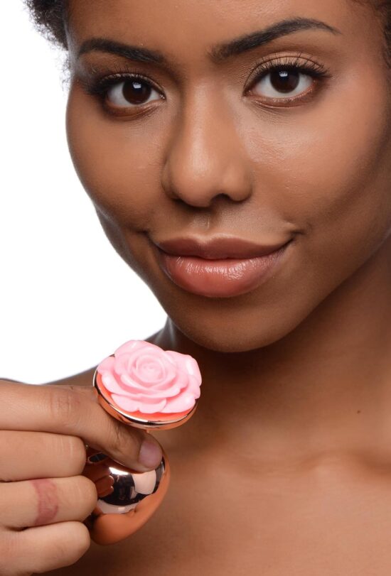BOOTY SPARKS PINK ROSE LARGE ANAL PLUG - Image 3