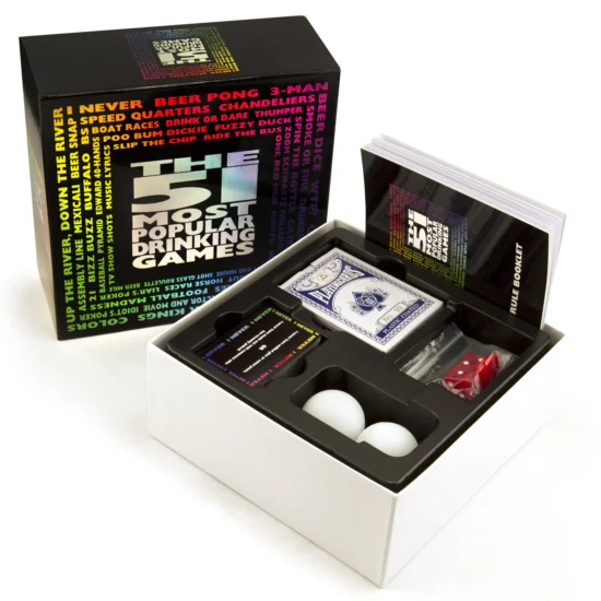 The 51 Most Popular Drinking Games Cards Dice Word Pong Adult Gag Gift Party Fun - Image 3
