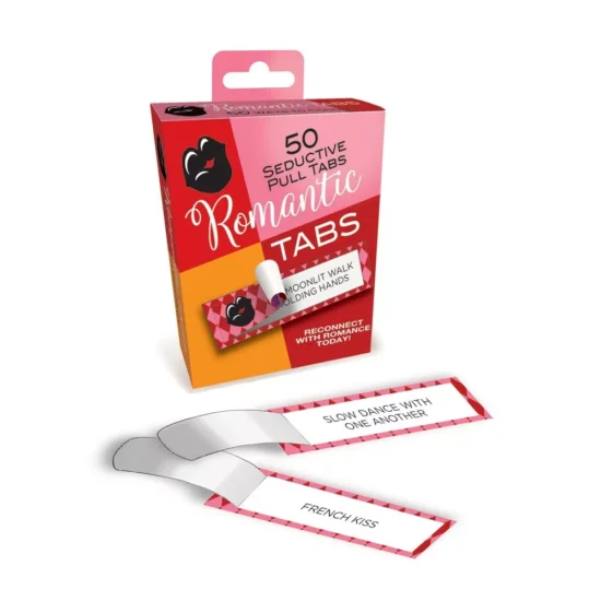 Romantic Tabs 50 Seductive Pull Tabs Couples Foreplay Activities Game - Image 3