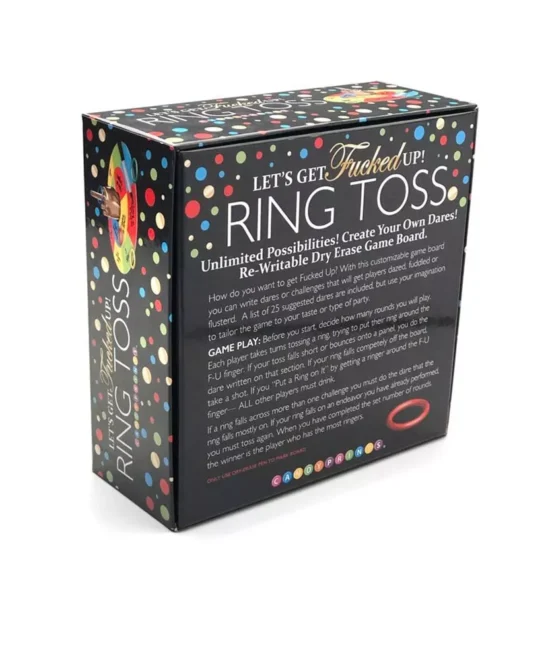 Let's Get F*cked Up Ring Toss Game Party Drinking Fun Bar Outdoor Bachelorertte - Image 2