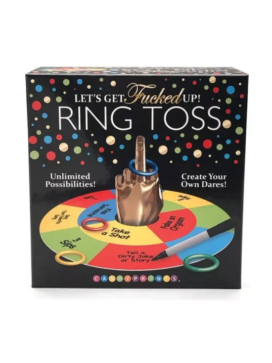 Let's Get F*cked Up Ring Toss Game Party Drinking Fun Bar Outdoor Bachelorertte - Image 3