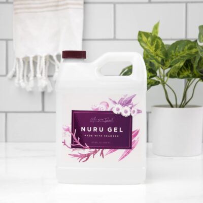 Original Natural Premium Nuru Massage Gel, Men & Women by Magic Gel 6.oz.