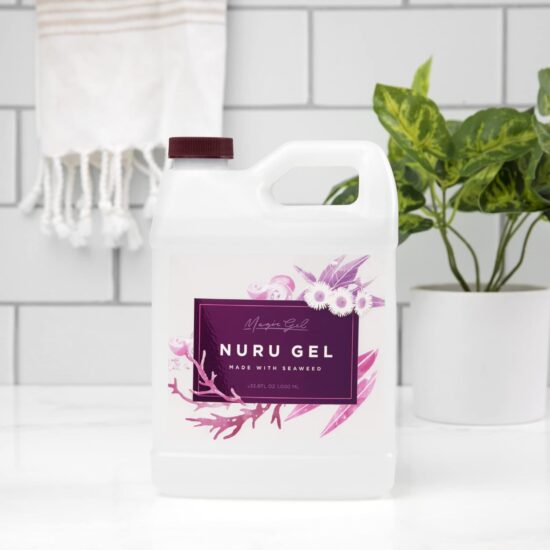Magic Gel Nuru Massage Therapy Gel | Naturally Stain, Flavor and Fragrance Free | Ideal for Massage, Sore Muscles, Dry Skin | 33.8 Oz - Image 4