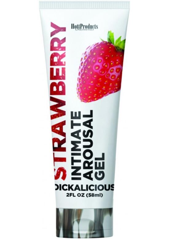 Dickalicious Penis Arousal Gel 2oz - Pina Colada,Strawberry,Raspberry - Image 3