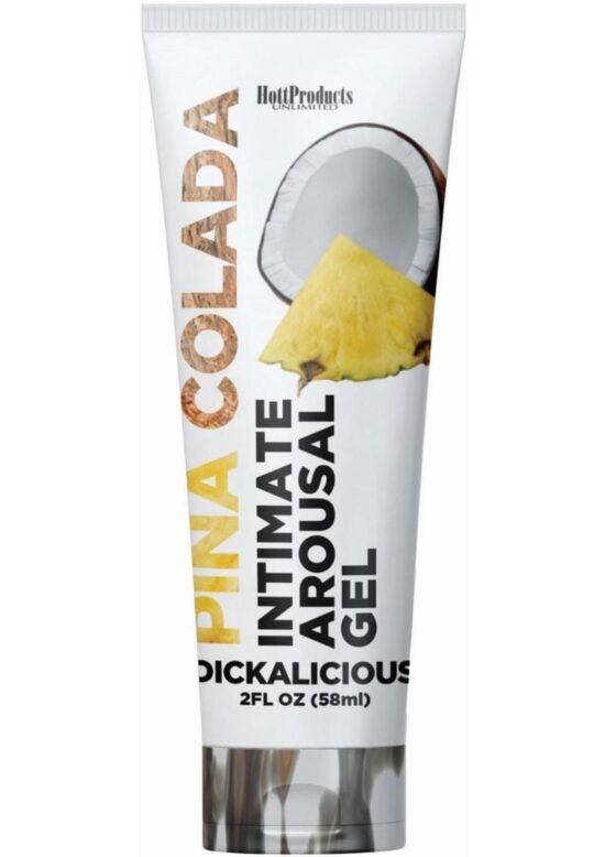 Dickalicious Penis Arousal Gel 2oz - Pina Colada,Strawberry,Raspberry