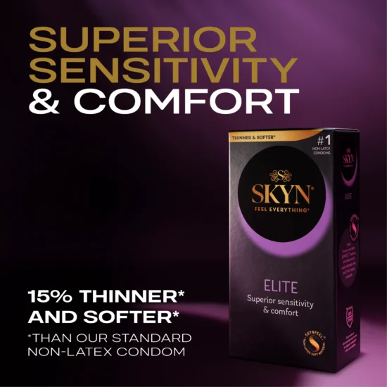 SKYN Elite Non-Latex Lubricated Condoms, 12 Count - Image 5