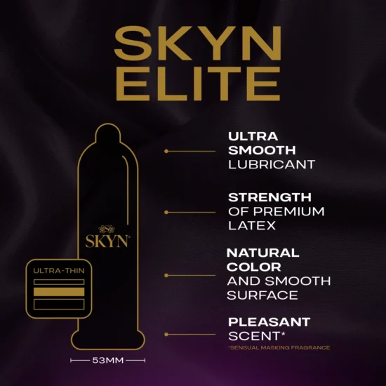 SKYN Elite Non-Latex Lubricated Condoms, 12 Count - Image 7
