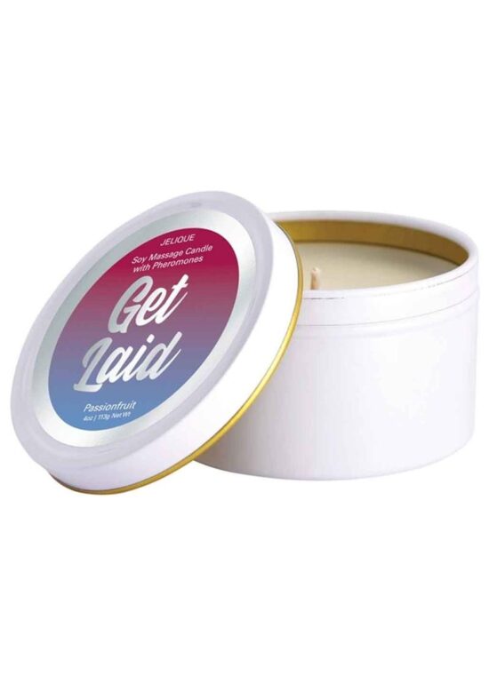 Jelique Massage Candle Pheromone Get Laid Passion Fruit 4oz - Image 3