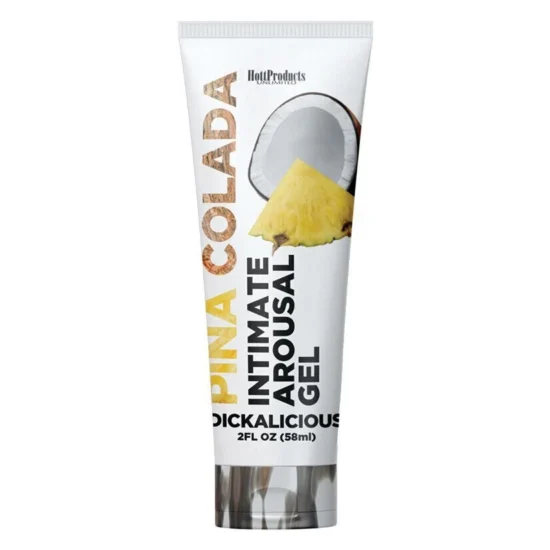 Dickalicious Penis Arousal Gel 2oz - Pina Colada,Strawberry,Raspberry - Image 4