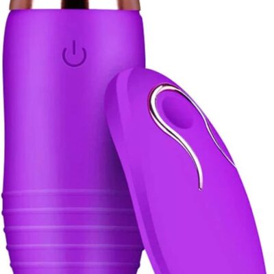 10 Speeds Purple Rechargeable Remote Control Vibrating Egg