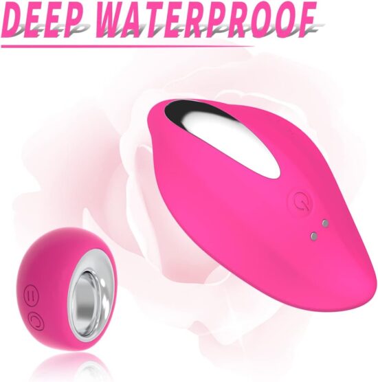 9 Speeds Pink Color Silicone Wearable Panty Vibrator with Wireless - Image 3