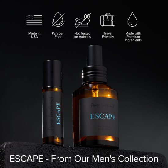 Pure Instinct The Original Pheromone Infused Essential Oil Perfume Cologne - Men's Collection - TSA Ready (Roll On Bottle 0.34 Fl. Oz./10.2mL) - Image 14