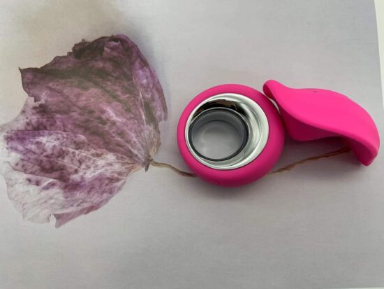9 Speeds Pink Color Silicone Wearable Panty Vibrator with Wireless - Image 4