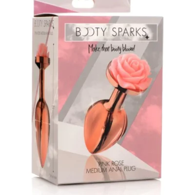 Booty Sparks Pink Rose Gold Anal Plug