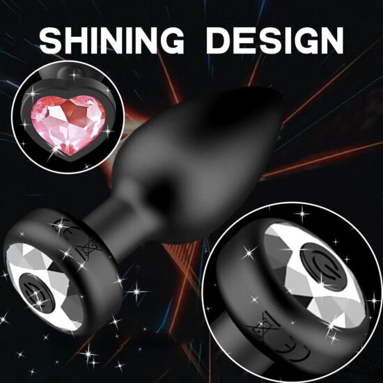 Anal Plug Vibrating Butt Plug - 3Pcs Silicone Sex Toys, Remote Control Vibrator with 10 Vibration Modes for Men Women, Prostate Massager - Image 4