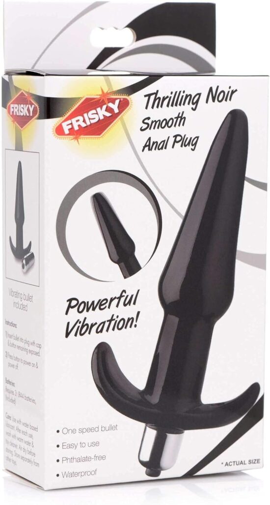 Frisky Thrilling Purple Anal Plug Purple/Black