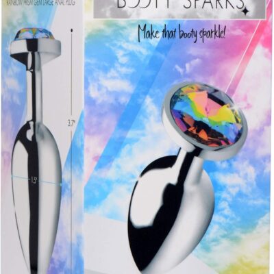 Rainbow Gem Anal Plug – Large – Rainbow