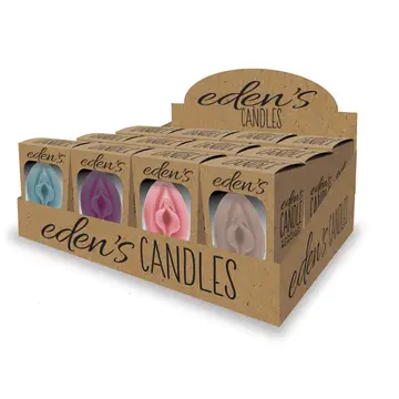Eden's Vagina Candle Eggplant