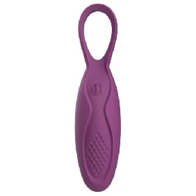 12-Speed Purple Silicone Rechargeable Vibrating Egg with Powerful Vibrating Function