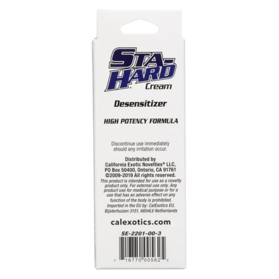 Cal Exotics Sta-Hard Cream Male Genital Desensitizer 2oz - Image 2