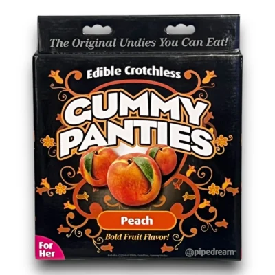 Gummy Panties – Peach Flavored Edible Crotchless Panties Undies You Can Eat