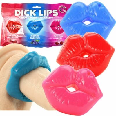 Edible Dick Lips Gummy Candy Rings Adult Party