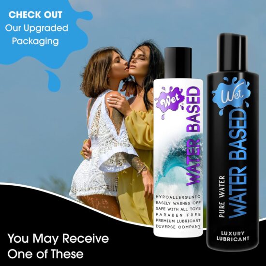 WET Pure Water H2O Luxury Water Based Premium Personal Lubricant 4 oz - Image 3