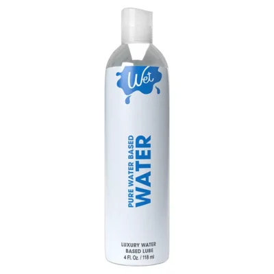 WET Pure Water H2O Luxury Water Based Premium Personal Lubricant 4 oz