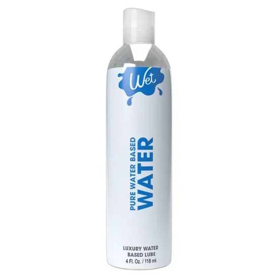 WET Pure Water H2O Luxury Water Based Premium Personal Lubricant 4 oz