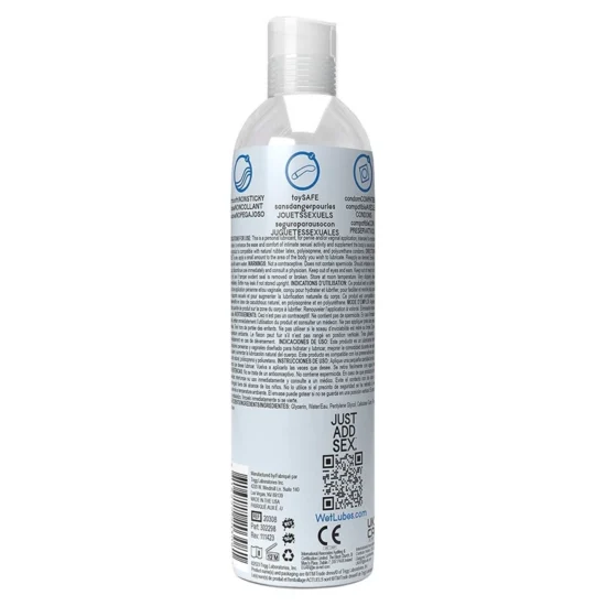 WET Pure Water H2O Luxury Water Based Premium Personal Lubricant 4 oz - Image 2