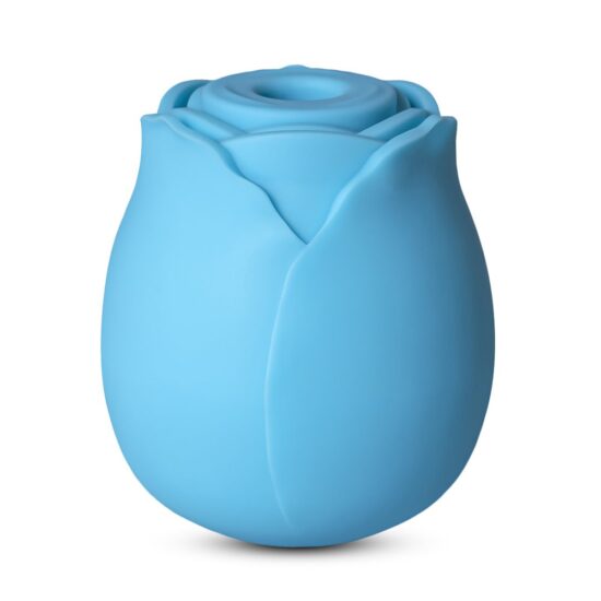 10-Function Blue Color Silicone Clitoral Sucking Rose Sex Toy - Image 4