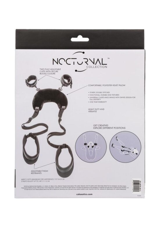 Nocturnal Collection Position Strap With Pillow - Black - Image 3