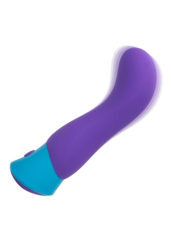 Rave G-Vibe Rechargeable Silicone G-Spot Vibrator - Purple/Blue - Image 3