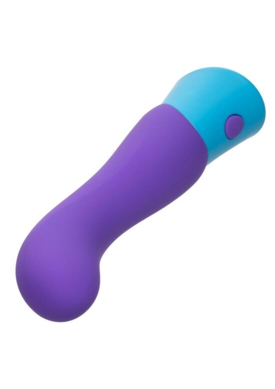 Rave G-Vibe Rechargeable Silicone G-Spot Vibrator - Purple/Blue - Image 4