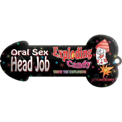 Head Job Oral Sex Exploding Candy Strawberry 2.12 Ounce