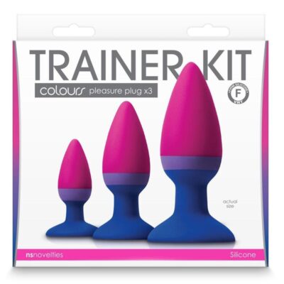 Colours Pleasures Trainer Silicone Anal Plug Kit – Assorted Colors