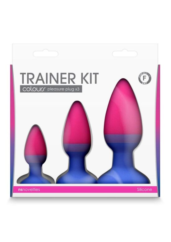 Colours Pleasures Trainer Silicone Anal Plug Kit - Assorted Colors - Image 2