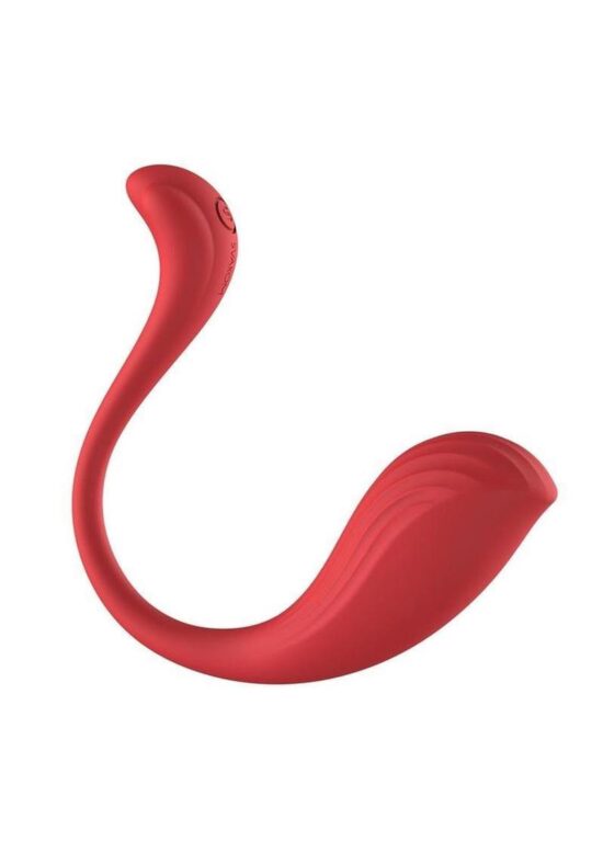 Svakom Phoenix Neo 2 Interactive Rechargeable Silicone Bullet Vibrator with Remote Control - Red - Image 2
