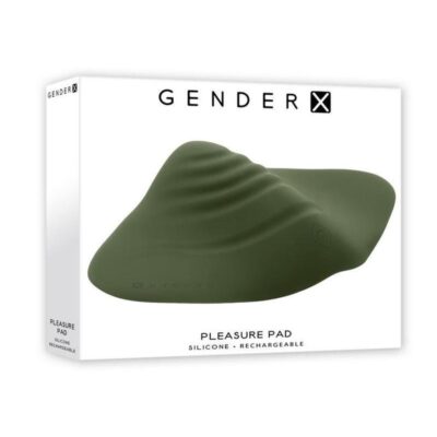Gender X Pleasure Pad Rechargeable Silicone Clitoral Stimulator – Green