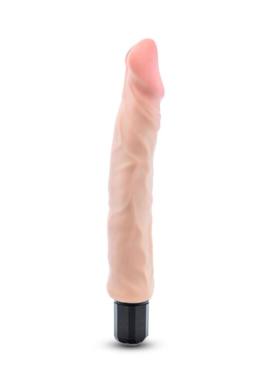 Au Naturel Big Easy Vibrating Dildo 9in - Vanilla - Image 2